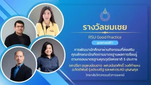 การพัฒนานักศึกษาผ่านกิจกรรมที่ส่งเสริมคุณลักษณะบัณฑิตตามมาตรฐานผลการเรียนรู้ตามกรอบมาตรฐานคุณวุฒิแห่งชาติ 5 ประการ