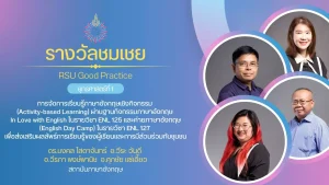 การจัดการเรียนรู้ภาษาอังกฤษเชิงกิจกรรม (Activity-based Learning) ผ่าน ฐานกิจกรรมภาษาอังกฤษ In Love with English ในรายวิชา ENL 125 และค่ายภาษาอังกฤษ (English Day Camp) ในรายวิชา ENL 127 เพื่อส่งเสริมผลลัพธ์การเรียนรู้ของผู้เรียนและการมีส่วนร่วมกับชุมชน
